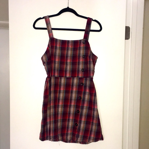 Wild Fable Mini Plaid Dress - Large, can fit medium too - Picture 2 of 5